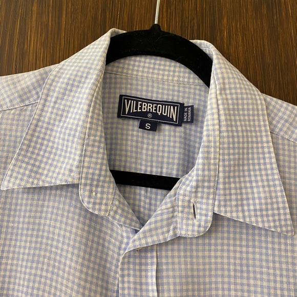 Vilebrequin
Charli Har Linen Camp Shirt Blue Gingham - Picture 3 of 4